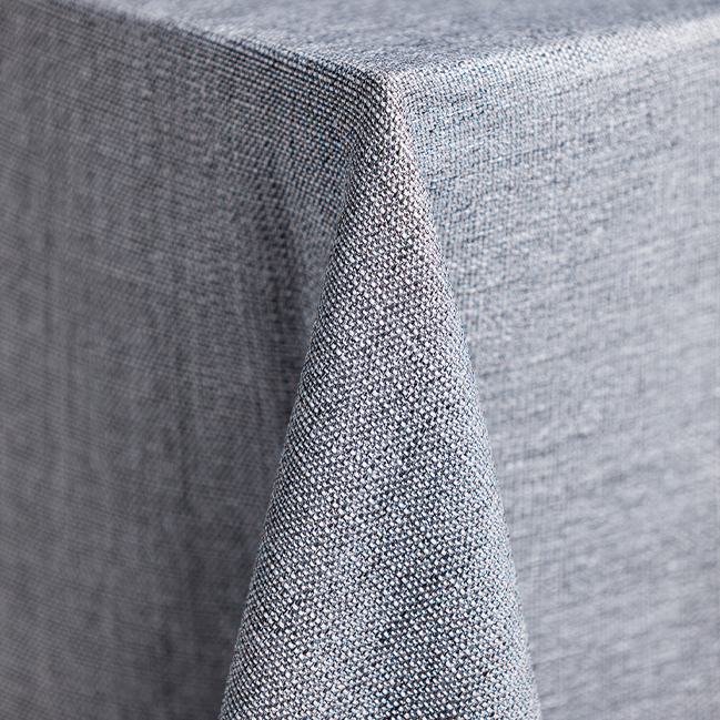 Weave Table Cloth  - Light Grey - 3.9m x 2.6m